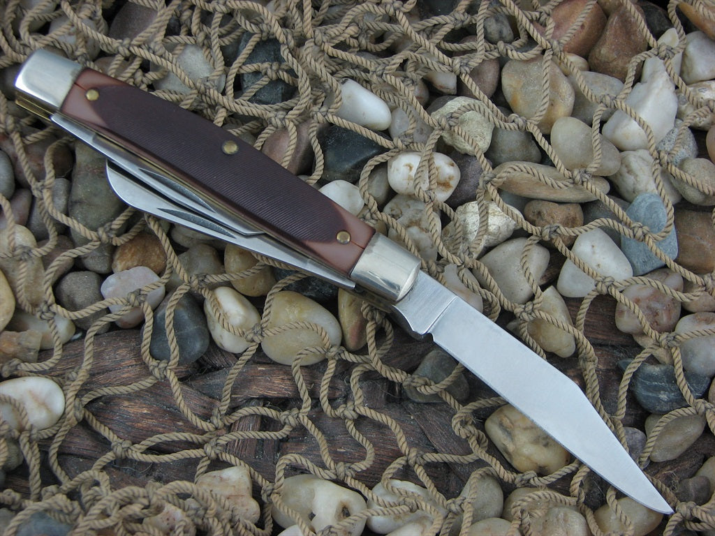 Schrade USA  Old Timer Delrin Stockman with Stainless steel Model 34OT NM
