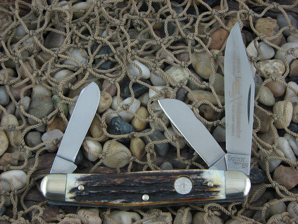 Explorer  Stag Stockman with Stainless steel Ambassador 30-675