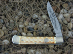 Burnt Chimney 1992 NKCA Burnt Bone One Blade Trapper with Stainless steel
