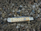 Burnt Chimney 1992 NKCA Burnt Bone One Blade Trapper with Stainless steel