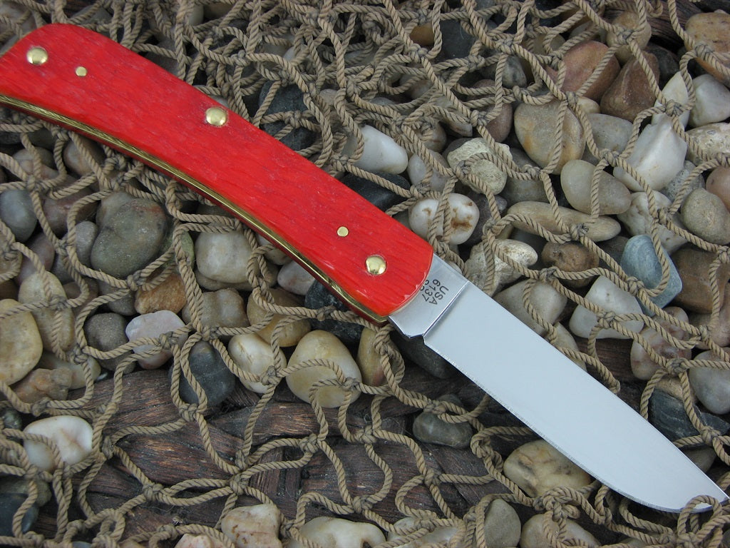 Case XX  Tequila Sunrise Bone Sodbuster Jr with TruSharp steel 6137 57533