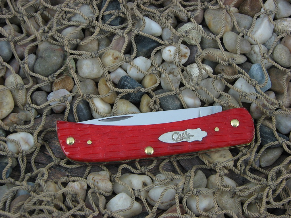 Case XX  Tequila Sunrise Bone Sodbuster Jr with TruSharp steel 6137 57533