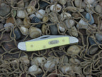 W.R. Case  Yellow Delrin Peanut with Carbon steel 3220 0030