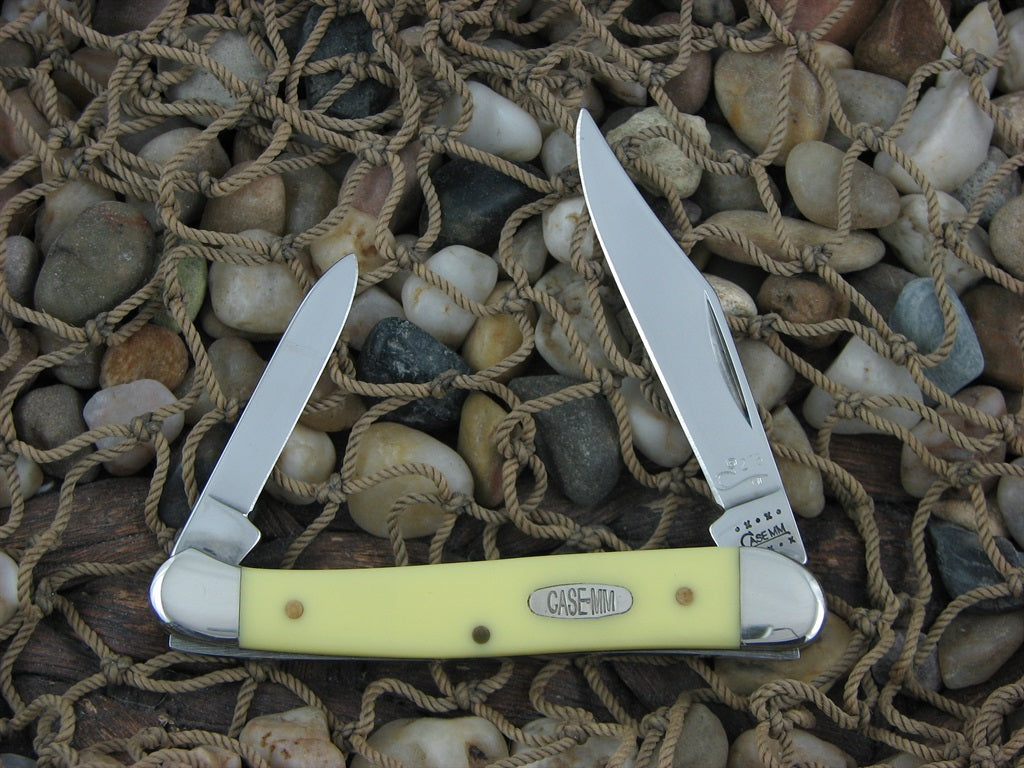 Case Millennium 2000 Yellow Delrin Small Copperhead with TruSharp steel 32109 