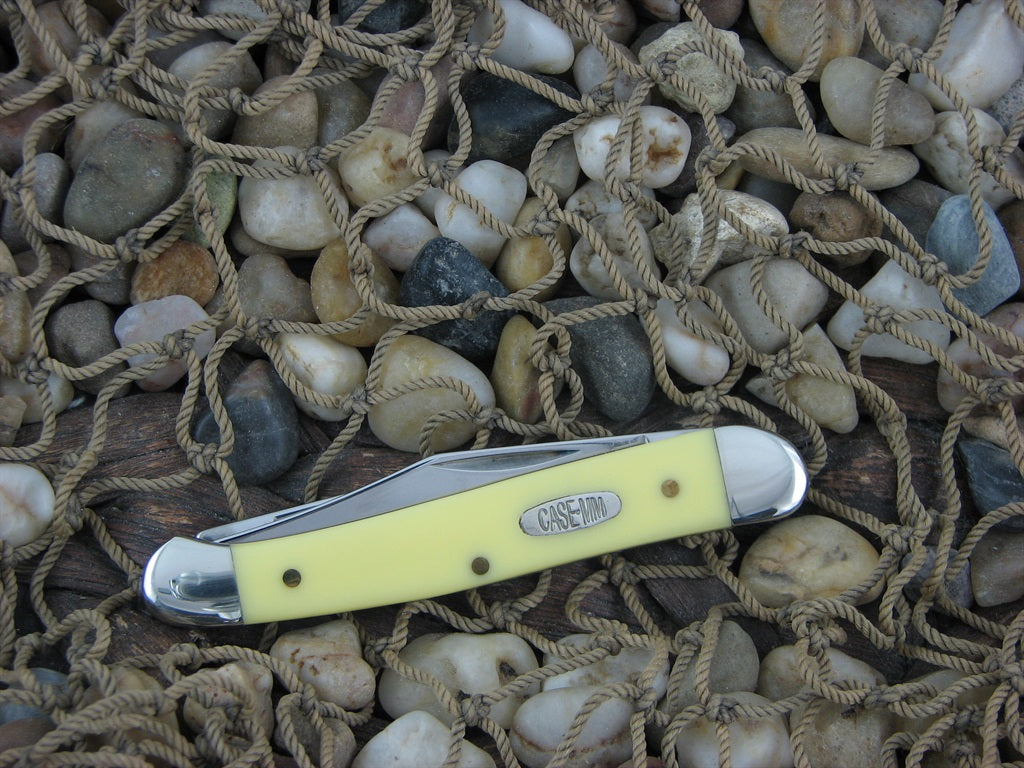 Case Millennium 2000 Yellow Delrin Small Copperhead with TruSharp steel 32109 MM278