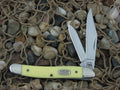 Case Millennium 2000 Yellow Delrin Jack Knife with TruSharp steel 32087 