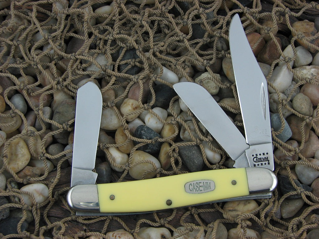Case Millennium 2000 Yellow Delrin Stockman with TruSharp steel 3347 