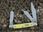 Case Millennium 2000 Yellow Delrin Stockman with TruSharp steel 3347 