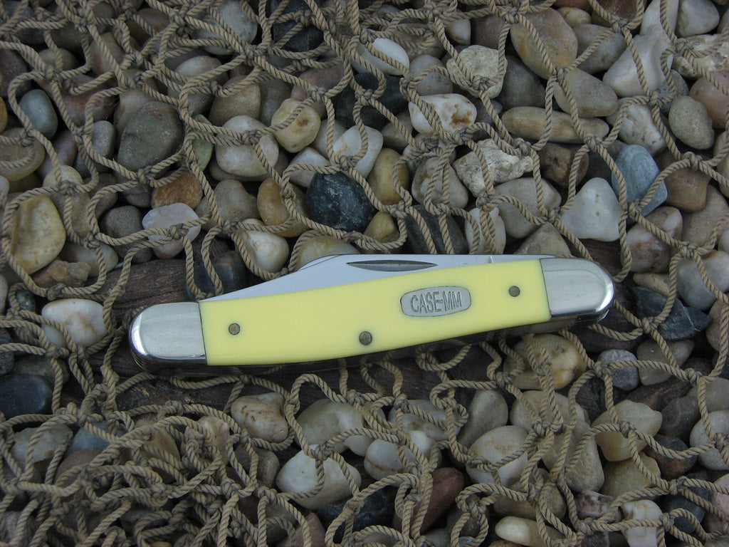 Case Millennium 2000 Yellow Delrin Stockman with TruSharp steel 3347 MM495