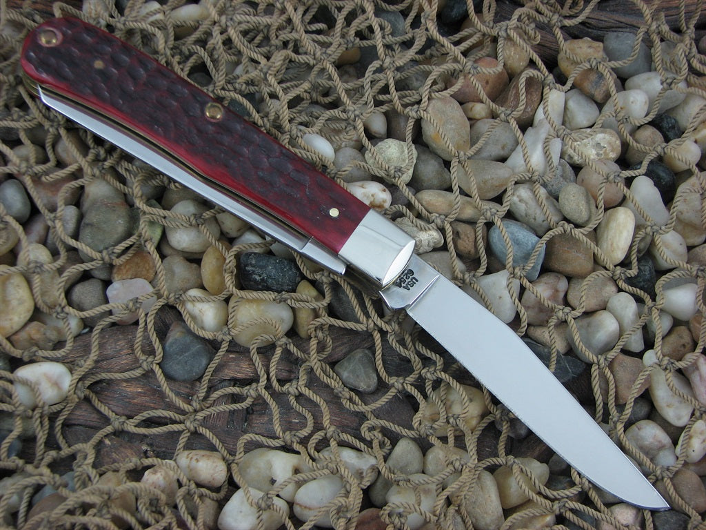 Case Millennium 2000 Red Bone Barehead Trapper with TruSharp steel 6254 MM499