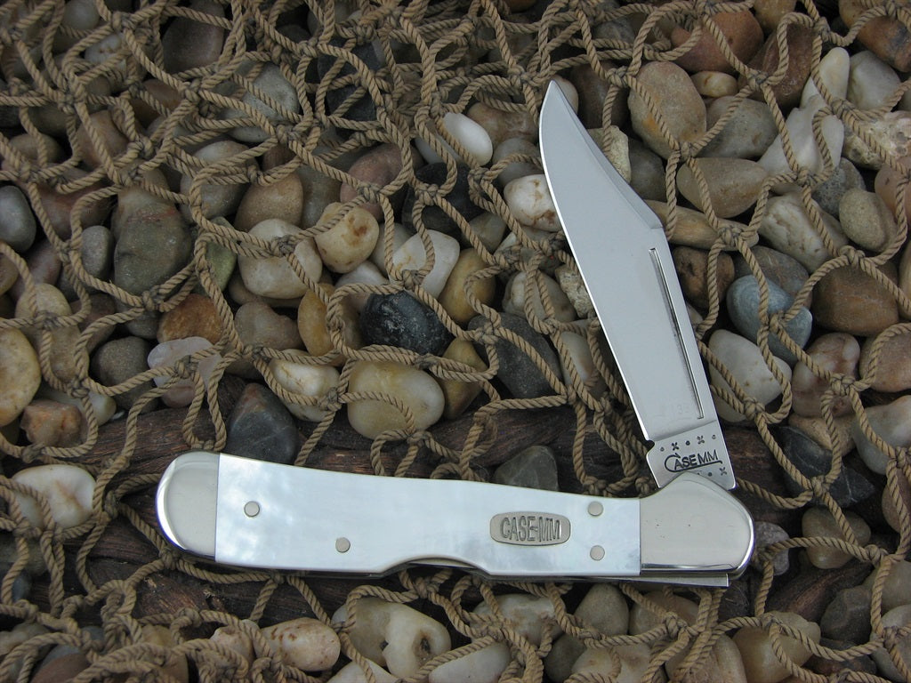 Case Millennium 2000 Genuine Pearl Mini Copperlock with TruSharp steel 81749L 