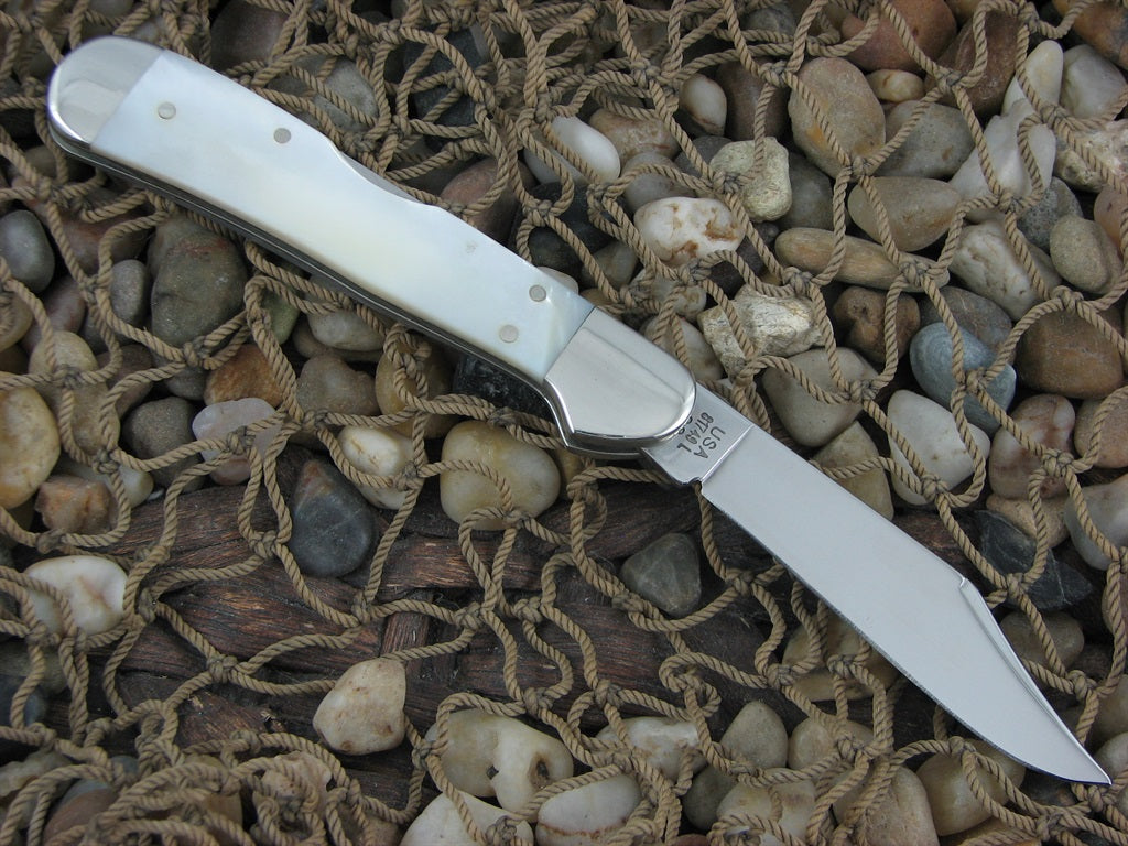 Case Millennium 2000 Genuine Pearl Mini Copperlock with TruSharp steel 81749L MM#139