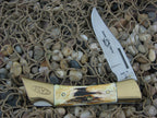 Case Cutlery 1980 Burnt Stag Shark Tooth with TruSharp steel 5197L 