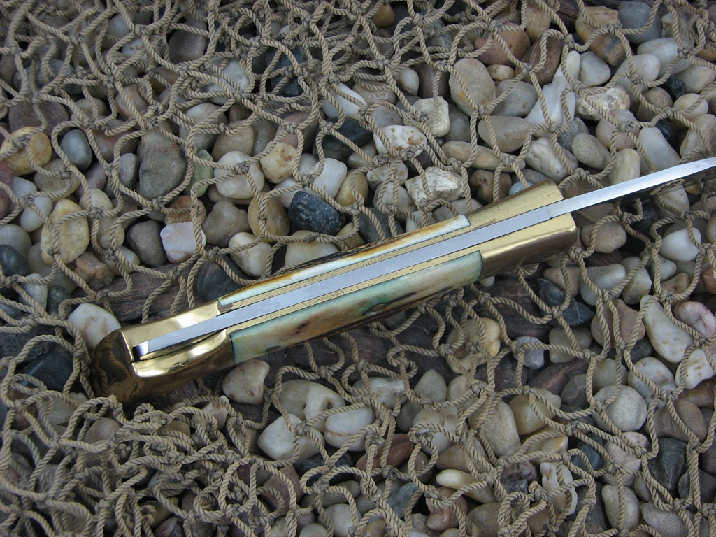Case Cutlery 1980 Burnt Stag Shark Tooth with TruSharp steel 5197L