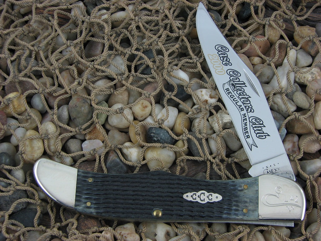 Case Cutlery 2000 Moss Green Bone Folding Hunter with TruSharp steel 6165 R142