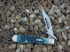 Case Collectors Club 2005 Mediterranean Blue Bone Cheetah Cub with TruSharp steel 611 1/2 07507