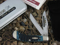 Case Collectors Club 2005 Mediterranean Blue Bone Saddlehorn with TruSharp steel 62110 07506