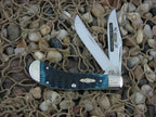 Case Collectors Club 2005 Mediterranean Blue Bone Saddlehorn with TruSharp steel 62110 07506