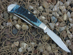 Case Collectors Club 2005 Mediterranean Blue Bone Saddlehorn with TruSharp steel 62110 07506
