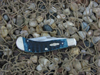 Case Collectors Club 2005 Mediterranean Blue Bone Saddlehorn with TruSharp steel 62110 07506