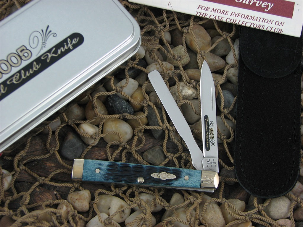 Case Collectors Club 2005 Mediterranean Blue Bone Baby Doc with TruSharp steel 6282 07505