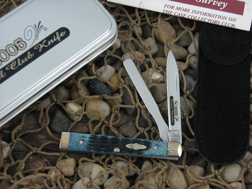 Case Collectors Club 2005 Mediterranean Blue Bone Baby Doc with TruSharp steel 6282 07505