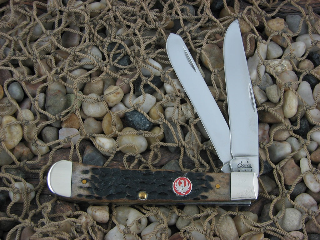 Case Cutlery 2005 Ruger Black Bone Trapper with TruSharp steel 6254