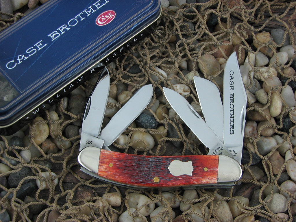 Case Cutlery  Chestnut Bone Sowbelly with TruSharp steel 6539 