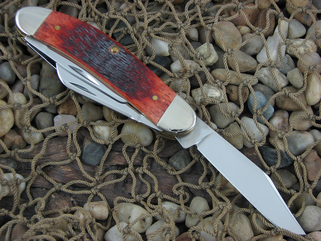 Case Cutlery Brothers Chestnut Bone Sowbelly with TruSharp steel 6539