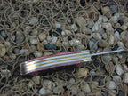 Case Cutlery 2002 Cranberry Bone Silver Script 5 Blade Sowbelly TruSharp 6539