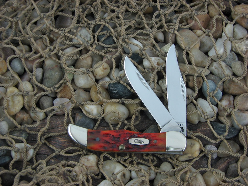 Case Cutlery 2000 Autumn Bone Pocket Hunter with TruSharp steel 62165