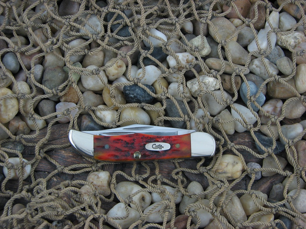 Case Cutlery 2000 Autumn Bone Pocket Hunter with TruSharp steel 62165