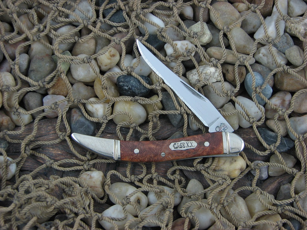 Case Select 2006 Amboyna Burl Tiny Toothpick with TruSharp steel 610096 05410