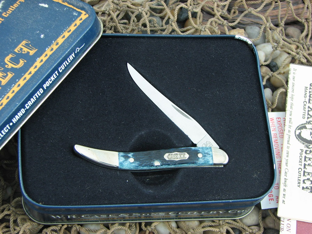 Case Select  Blue Bone Tiny Toothpick with ATS-34 steel 610096 