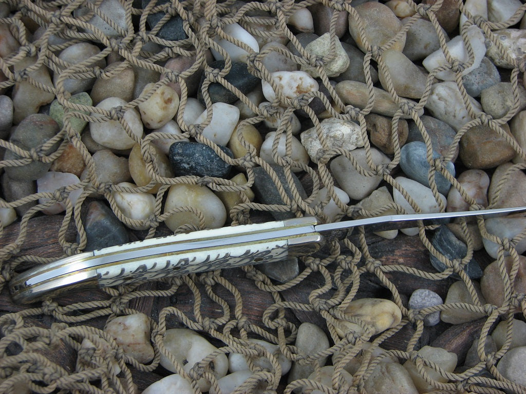 Case Cutlery 2005 White OCC Bone Tiny Toothpick with TruSharp steel 610096