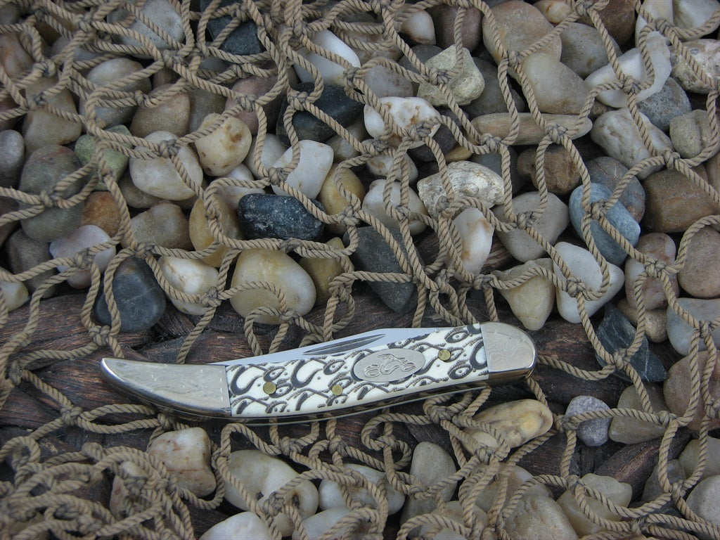 Case Cutlery 2005 White OCC Bone Tiny Toothpick with TruSharp steel 610096