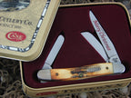 Case Cutlery 1995 Burnt Stag Stockman with TruSharp steel 5318 