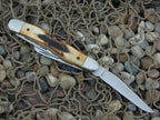 Case Cutlery 1995 Merry Christmas Burnt Stag Stockman with TruSharp steel 5318