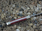 Case Cutlery 1997 Red Pocketworn Bone Canoe with TruSharp steel 62131