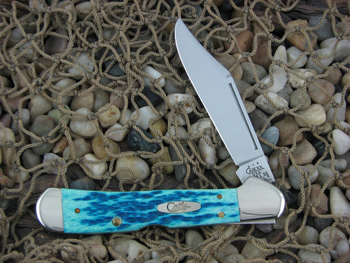 Case XX 2004 Caribbean Blue Bone Copperlock with TruSharp steel 61549L 05075
