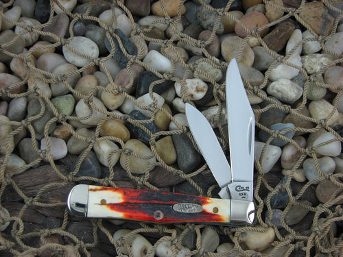 Case Knives 1997 Red Stag Coke Bottle with TruSharp steel 5225.5 01716