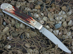 Case Knives 1997 Red Stag Trapper with TruSharp steel 5254 01520