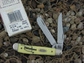 Case Knives 2000 Yellow Delrin Mini Trapper with CV steel 3207 00029