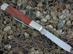 Case Knives 2007 Orange Curly Maple Razor with TruSharp steel 72005RAZ 06338