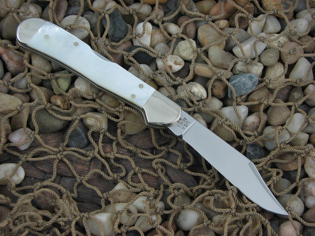 Case Select 1999 Genuine Pearl Turkey Mini Copperlock with TruSharp steel 81749L 02409
