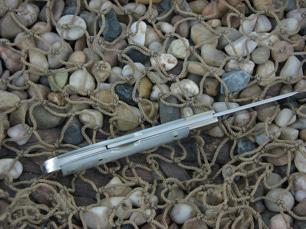 Case Select 1999 Genuine Pearl Turkey Mini Copperlock with TruSharp steel 81749L 02409