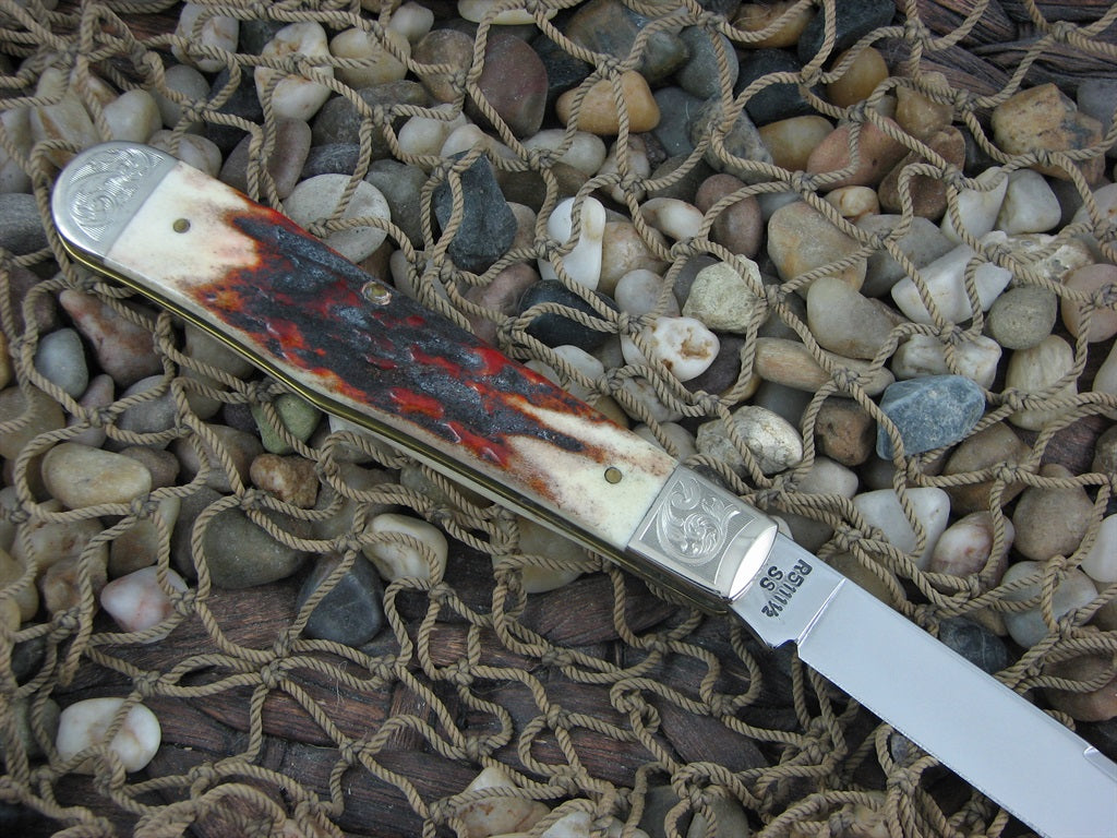 Case Cutlery 1996 Red Stag Cheetah with TruSharp steel 5111.5 Mint Set #246