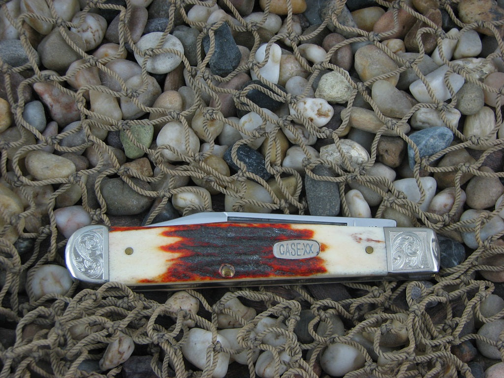 Case Cutlery 1996 Red Stag Cheetah with TruSharp steel 5111.5 Mint Set #246