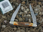 Case Cutlery 2007 Burnt Stag Muskrat with TruSharp steel 08429