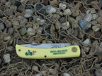 Case Cutlery 1997 John Deere Yellow Delrin Sodbuster Jr with CV steel 3137